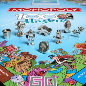 Monopoly 100‎ Years Of Hasbro Board Game in 3D Raised Collectable Tin NEW SEALED